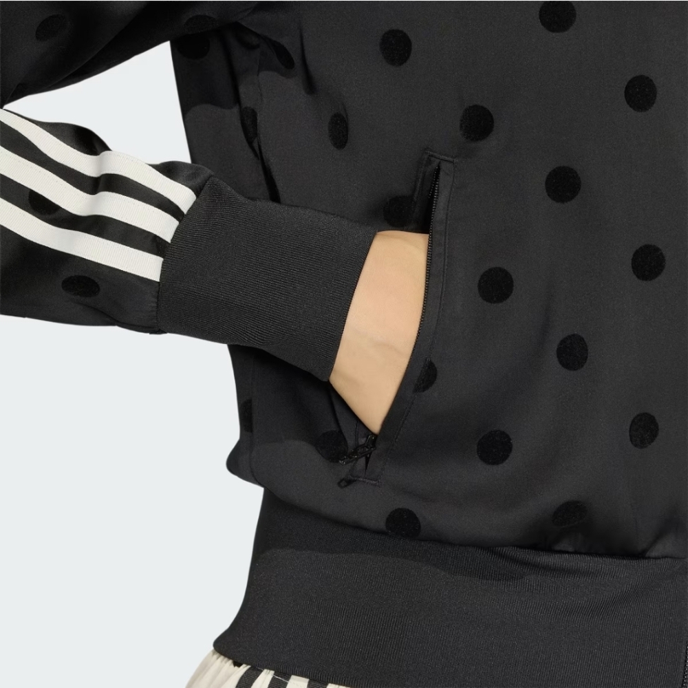 Adidas Black Polka Dot Track Top - Picture 6 of 6